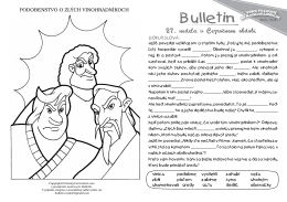 Bulletin - zastolom.sk
