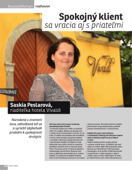 Spokojný klient - Saskia Peslarová