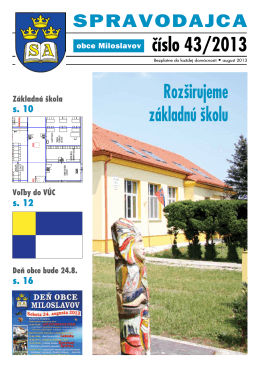 číslo 43/2013 Rozširujeme základnú školu