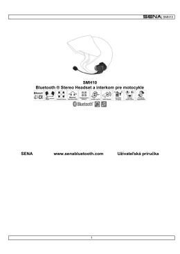 SMH10 Bluetooth ® Stereo Headset a interkom pre