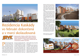 an article in the Štýl bývania