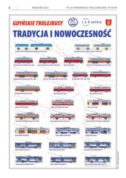 2 wrzesień 2013 70 lat komunikacji trolejbusowej w