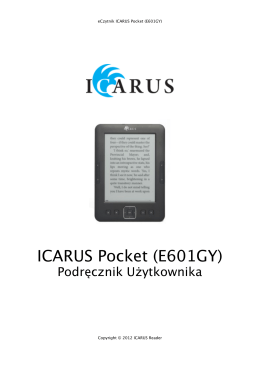 ICARUS Pocket - Podrecznik uzytkownika (PL)