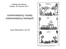Jacek Wesołowski Zrównoważony Rozwój