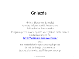 Interfejs gniazd - Politechnika Rzeszowska