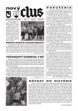 Obecné noviny č.2 - 2012