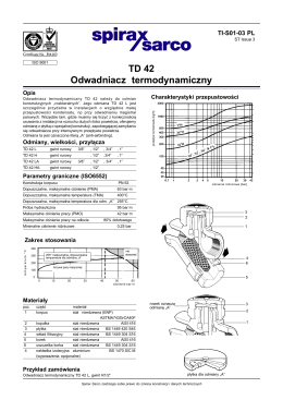 Odwadniacz termodynamiczny TD42