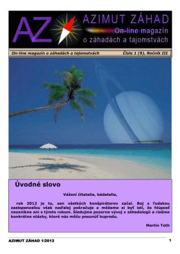 azimut_zahad_1-2012 - Klub psychotroniky a UFO