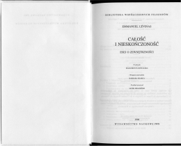 E. Levinas, Calosc i nieskonczonosc.pdf