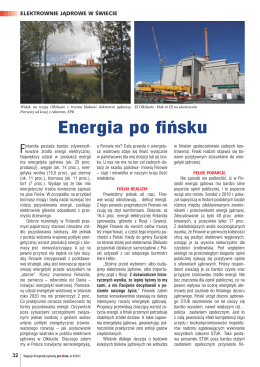 Energia po fińsku - Portal elektrownia jądrowa w Polsce