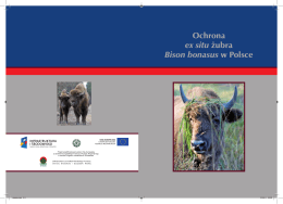Ochrona Ex Situ Żubra Bison Bonasus w Polsce