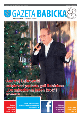 Gazeta Babicka (PDF), styczeń 2015