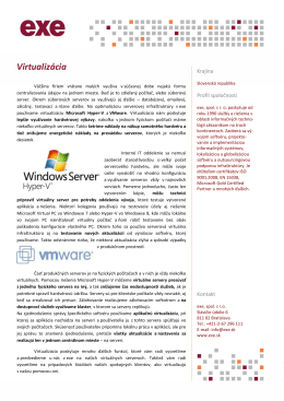 PDF - Virtualizácia