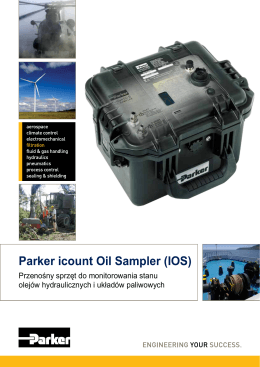 Parker icount Oil Sampler (IOS)