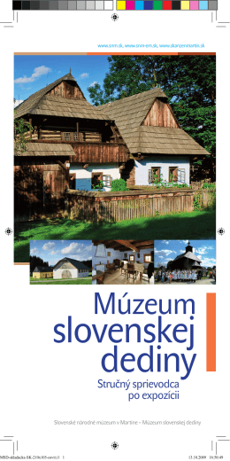 Stručný sprievodca po expozícii - Slovenské národné múzeum v