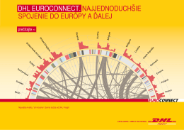 Pre viac informácií si stiahnite brožúru DHL Euroconnect