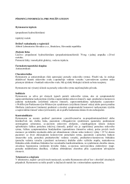 Príbalové informácie - Abbott Laboratories Slovakia s. r. o.
