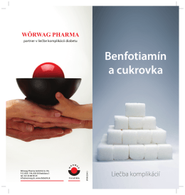 benfotiamín - Diabetik.sk