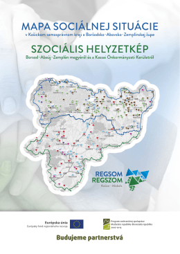 Mapa sociálnej situácie v Košickom samosprávnom kraji