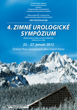 Odborný program 4. zimného urologického sympózia (PDF)