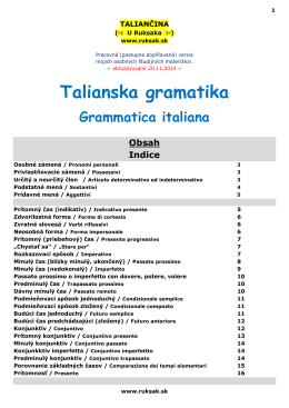 Talianska gramatika