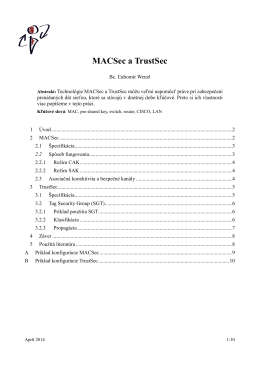 MACSec a TrustSec