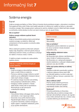 Solárna energia