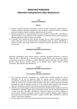 Rokovací poriadok vo formáte PDF