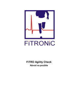FiTRO Agility Check