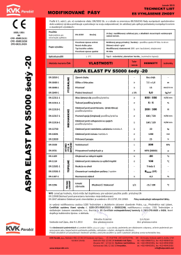 ASPA ELAST PV S5000 šedý -20