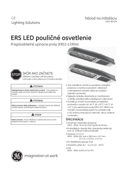 ERS LED pouličné osvetlenie