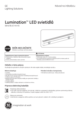 LuminationTM LED svietidlá