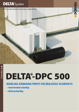 DELTA®-DPC 500 - Ewald Dörken AG