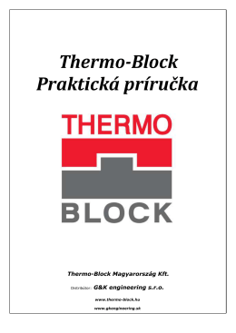 Thermo-Block Praktická príručka - Thermo