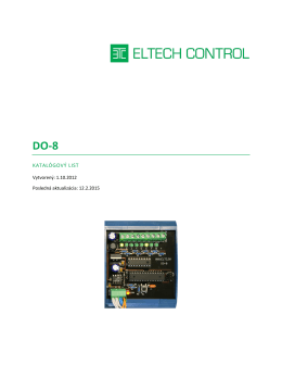 DO-8 - Eltech Control sro