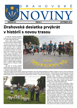 Zobraziť Drahovské noviny 4/2013
