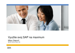 Využite svoj SAP na maximum