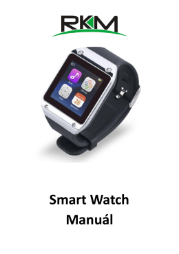 Smart Watch Manuál