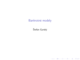 Bankrotné modely