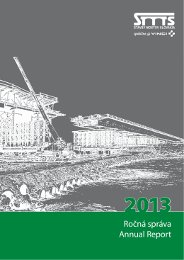 Výročná zpráva 2013 - Stavby Mostov Slovakia, as