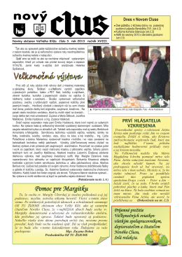 Obecné noviny č.3 - 2013