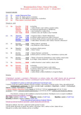 Farské oznamy od 1. do 8. februára 2015 (.pdf)