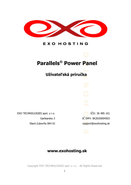 Parallels® Power Panel