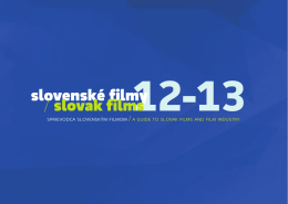 Slovenské filmy / Slovak Films 12-13