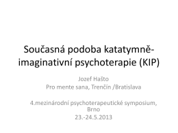 KIP - Časopis Psychoterapie FSS MUNI