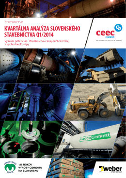 Kvartálna analýza slovenského stavebníctva 1-2014 (CEEC