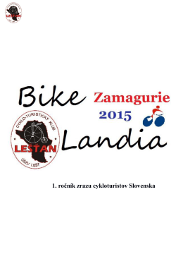 BikeLandia Zamagurie 2015