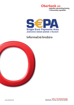 SEPA - informačná brožúra