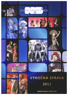 Výročná správa za 2012 - Ministerstvo kultúry SR