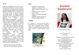 Názov: Zuzana Kuglerová - Mestská knižnica Bojnice